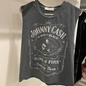 Daydreamer Johnny Cash Ring of Fire Muscle Tank